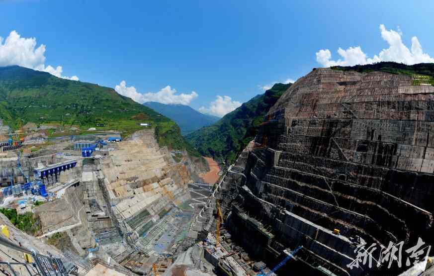 水电八局砂石分局 世界第二大水电工程全面开工 水电湘军承建8个标段