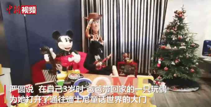 女孩将婚房打造成迪士尼博物馆