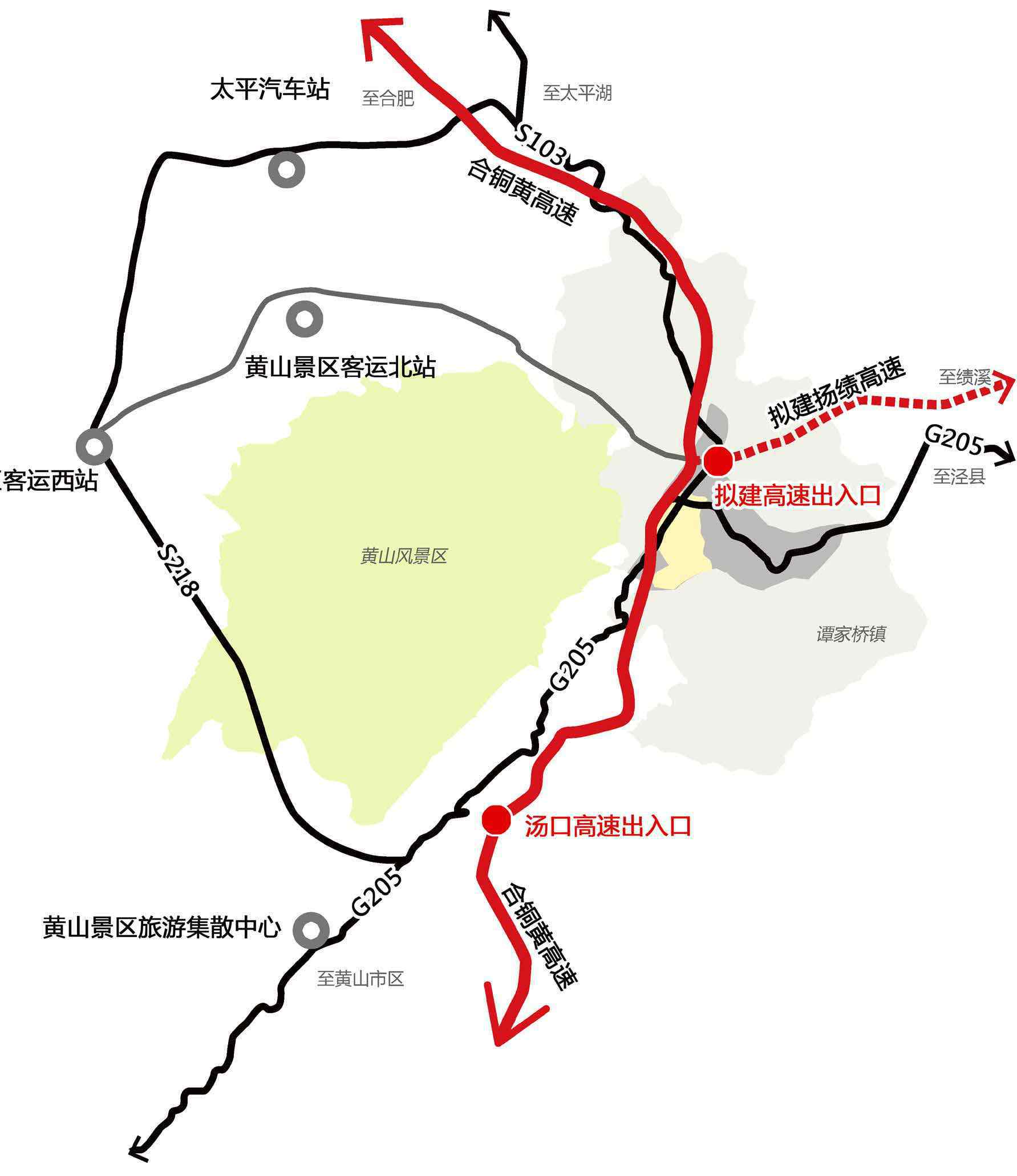 黄山景观 规划丨黄山景区东部门户—谭家桥国际旅游小镇