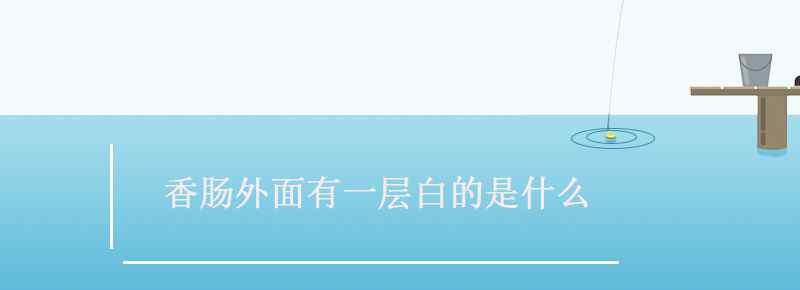 香肠外面有一层白的是什么