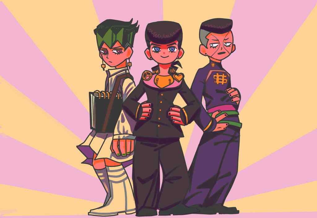 胖重 JOJO:角色身高大吐槽，乔斯达壮汉无争议，露伴竟然这么矮