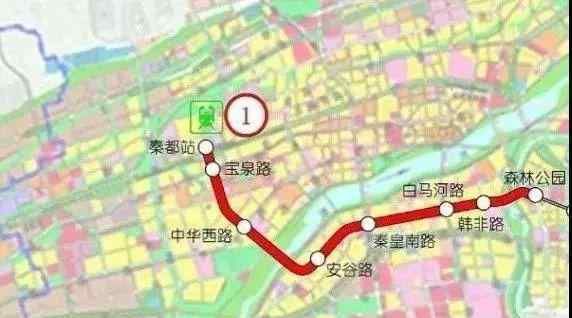 西安地铁一号线 定了！西安地铁1号线三期中标公示！计划2023年建成