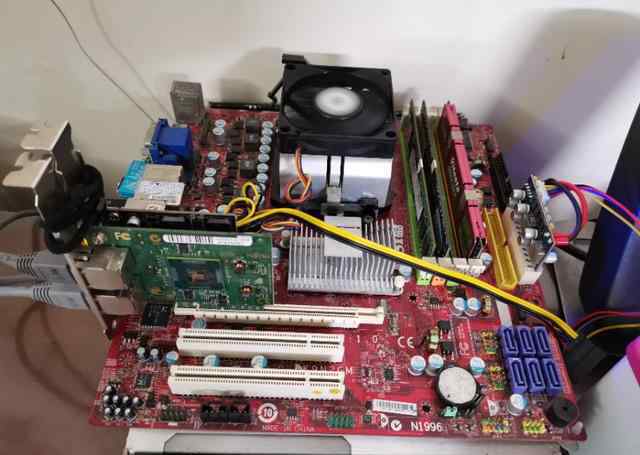 amd5400 70元加吃灰n年的老掉牙主板,amd5400+组了个软路由