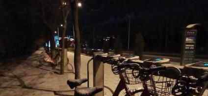 北京延庆降雪 冬天真的来了