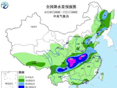 1一7天降雨量预报 未来3天全国降水量天气预报