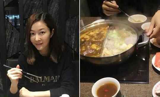 熊黛林吃麻辣火锅 熊黛林老公是谁怀孕多久了？