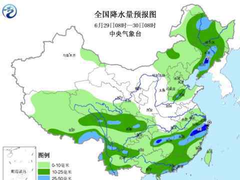 1一7天降雨量预报 未来3天全国降水量天气预报