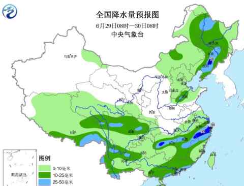 1一7天降水量预报 未来3天全国降水量天气预报文章配图