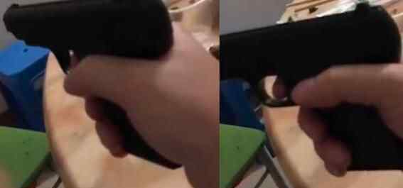 男子拿枪挑衅警察 究竟是怎么回事？