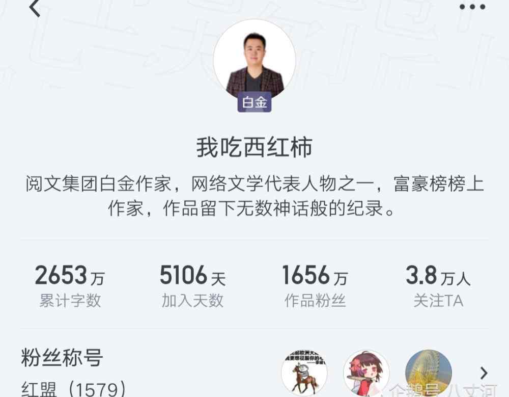 朱洪志 中国网文顶级作家我吃西红柿五本小说点击破亿，神话记录保持者！