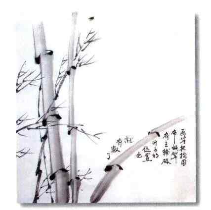 怎么画竹子 教你怎样画国画 国画入门基础技法：画竹子要点