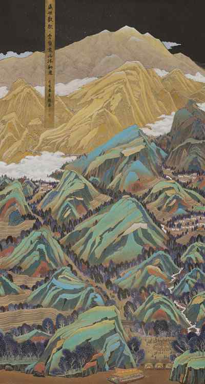 李发 当代实力派画家李发鹤山水作品鉴赏