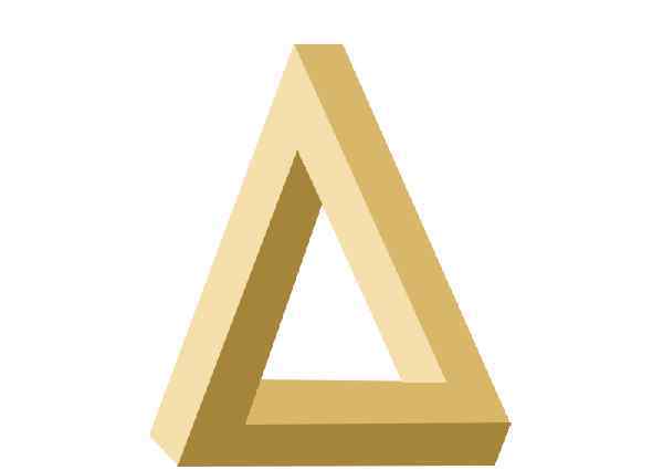 彭罗斯三角 不可能的图形