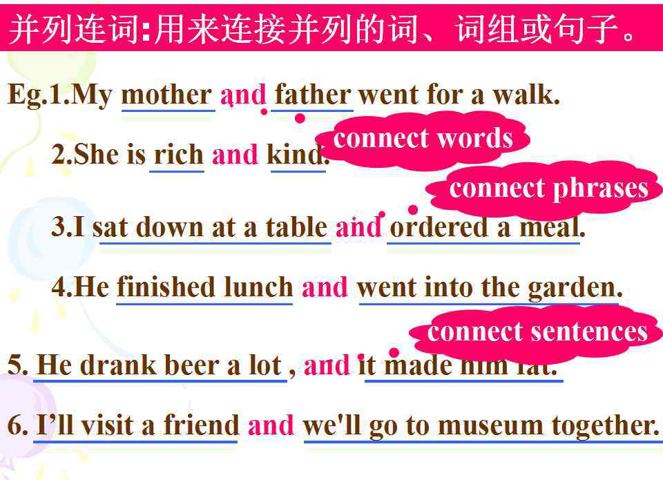 并列连词 最全面的英语并列连接词用法大集合，基础必考，超实用