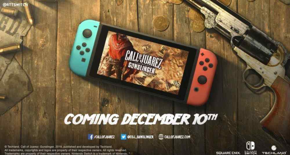 西部枪手 《狂野西部枪手》正式官宣 12月10日登陆Switch