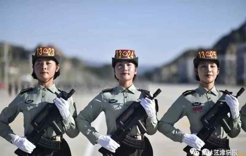 国庆女兵 国庆阅兵女兵方队中的她，是江津姑娘！
