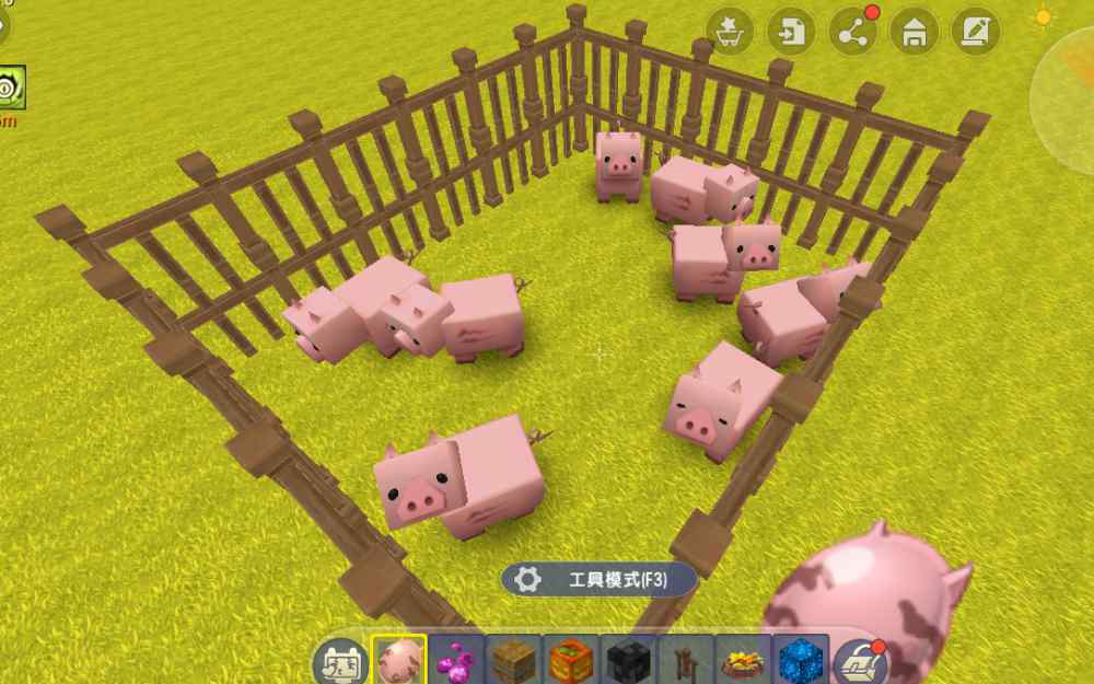 迷你世界的猪吃什么 迷你世界：玩家饲养8只猪，意外生了20只小猪，网友：太能生了！