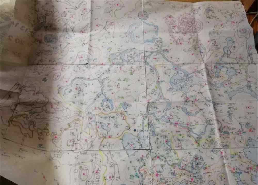 塞尔达传说地图 简直是艺术品，玩家亲手打造《塞尔达传说：荒野之息》立体地图