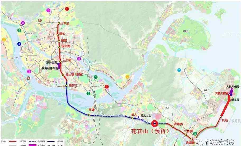 大鹤 福州至长乐机场城际铁路工可分析：大鹤站又回归，莲花山留遐想