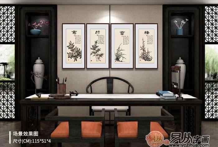 中式挂画 新中式挂画之国画精选，每一幅都爱不释手