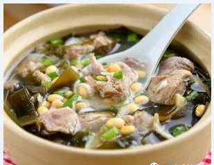 海带黄豆排骨汤 海带黄豆排骨汤做法