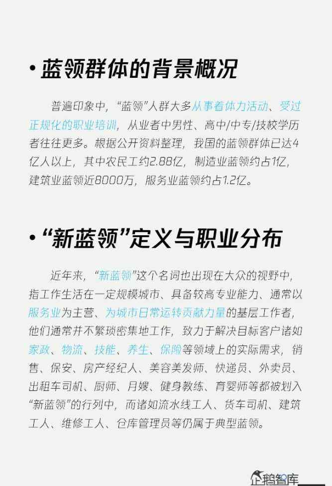 蓝领网 中国4亿蓝领网民调研报告：仅15%有固定双休 平均工资不到5千元