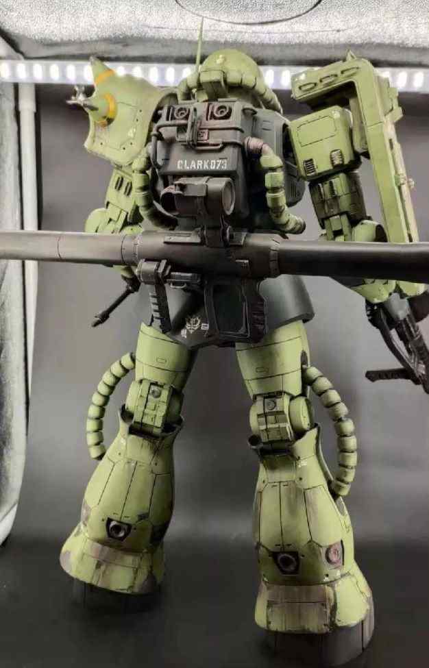 dooson 1/48大扎古细节改造＋涂装战损