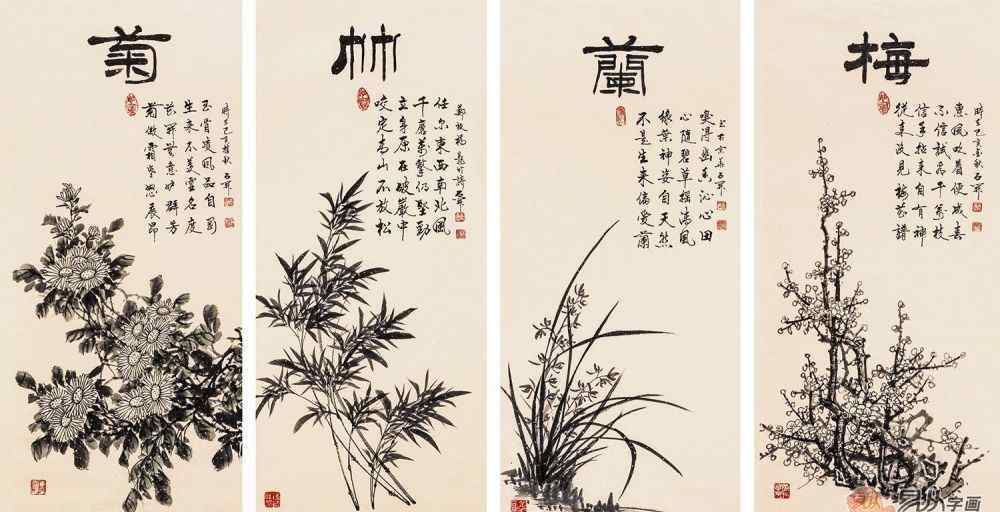 中式挂画 新中式挂画之国画精选，每一幅都爱不释手
