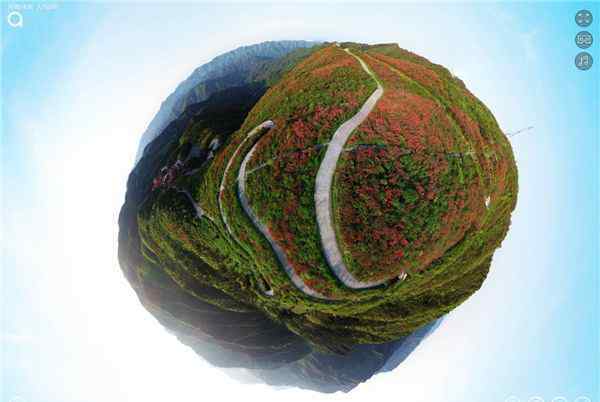 永州阳明山 空中俯瞰永州阳明山国家森林公园美景