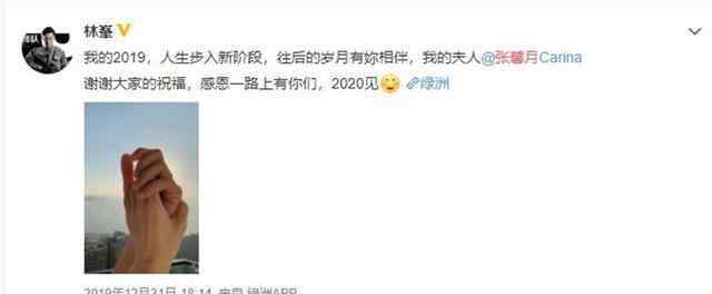 开心魔法票房 林峰结婚：绯闻与旧爱，都输给了张馨月这个“对的人”