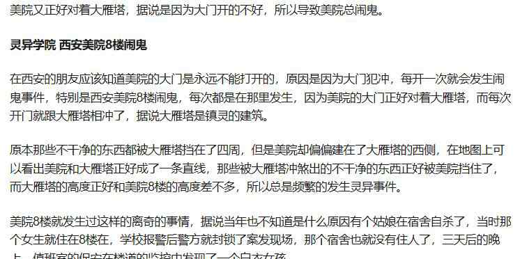 西安闹鬼最凶的地方 西安美院真实灵异事件探秘，这里的俯视图非常灵异文章配图