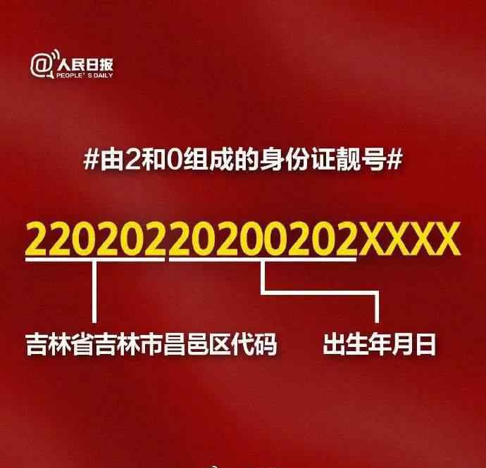女宝 确定啦！史上最牛身份证号主人将是吉林省女宝