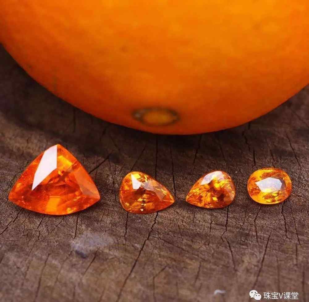 橘榴石 冬天是吃橙赏芬达石的好季节
