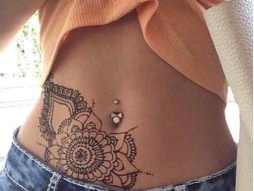 海娜 Henna海娜纹身一般多少钱？海娜纹身过敏怎么办