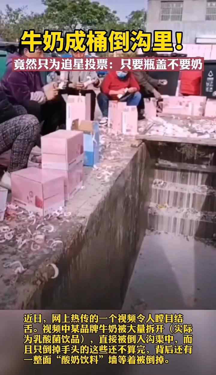 为追星倒掉牛奶可能违法 青春有你3停播原因倒牛奶成导火线