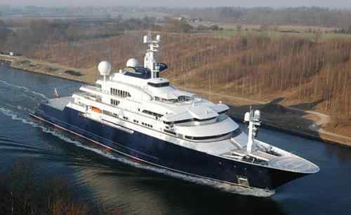普罗霍罗夫 迪拜富豪豪华游艇图片，世界富豪们的大游艇组图