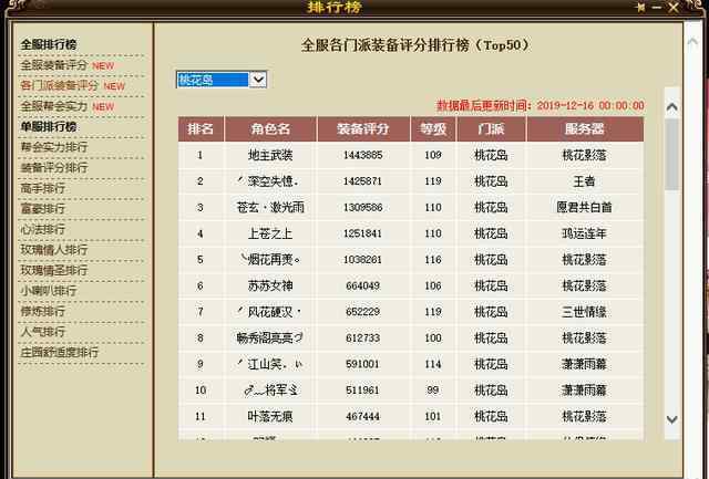 深空失忆2 天龙八部：全服第二桃花岛深空失忆面板图曝光，这个会心属实狠