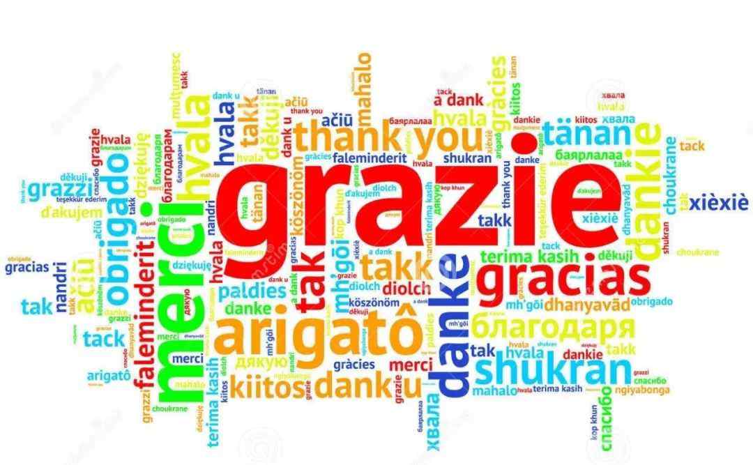 grazie “表示感谢,只会用grazie？”|外教教你开口说意大利语