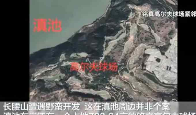 中央纪委网站曝光滇池环湖开发乱象：树枝插入浅层表土 冒充植树