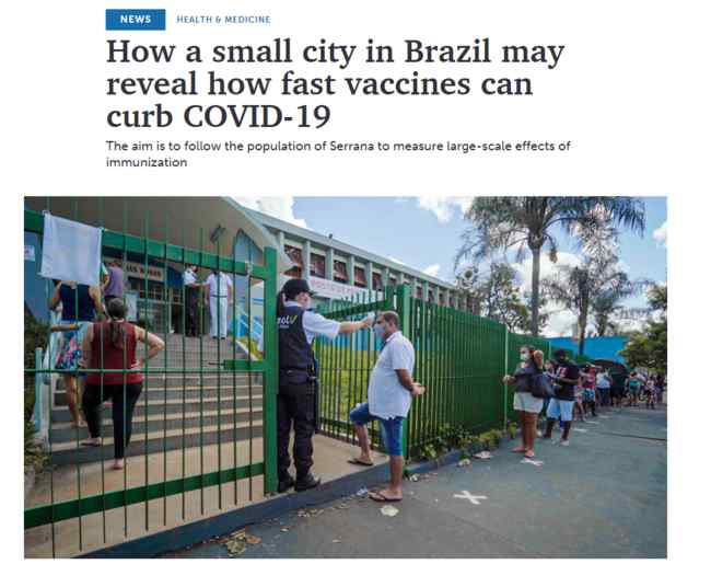 巴西小城用中国疫苗做了项实验 过程真相详细揭秘！