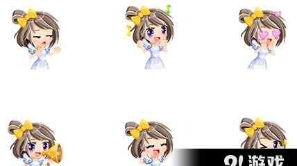 qq美女表情 小女生QQ表情包简介：