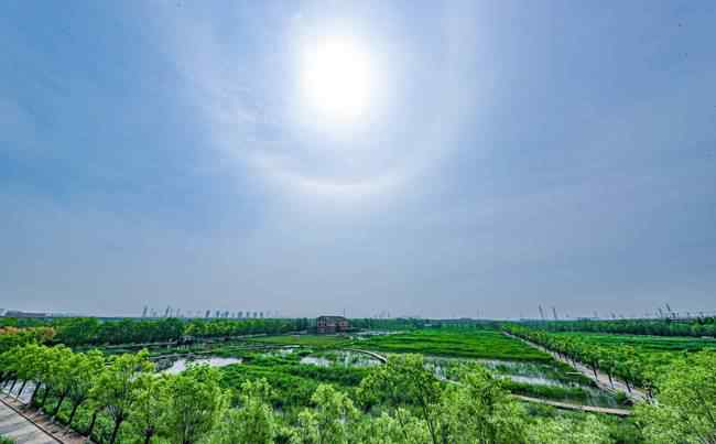 北京园博园上空现日晕 真相到底是怎样的？