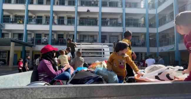 避难所巴勒斯坦小女孩伤心回忆 究竟发生了什么?