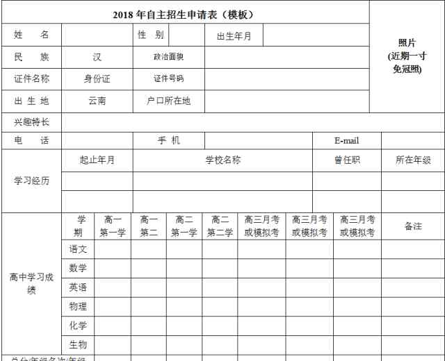 高校自主招生自荐信 自主招生自荐信及7大材料如何准备文章配图