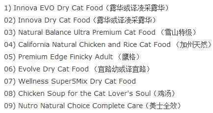 凌采露华 国外十大天然猫粮排名榜单，猫奴们看了都心动文章配图