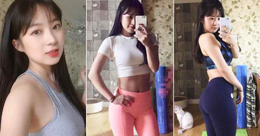 健身女神秀完美身材 性感迷人元气满满