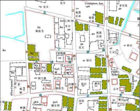 上海租界分布图 探究：如何利用租界地图来研究上海的城市史？