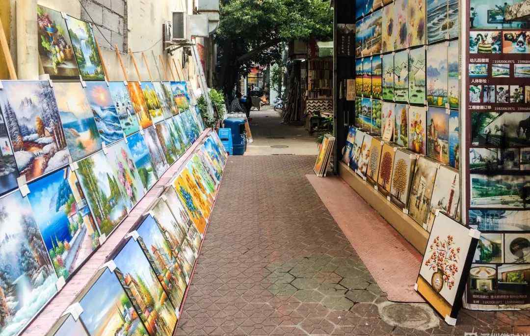 大芬油画村 大芬油画村,变了