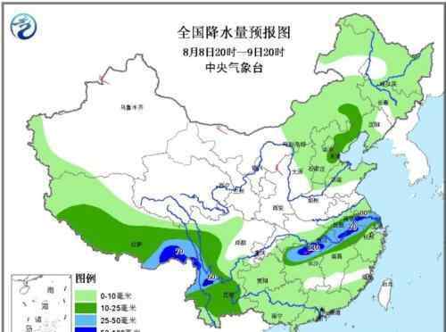 四川盆地黄淮江淮等地有强降雨 暴雨蓝色预警发
