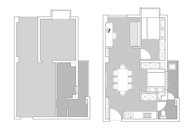 套内40㎡小户型,改造完变3室1厅,还清爽敞亮储物足,太佩服了